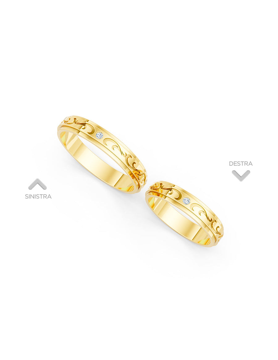 Argolla de matrimonio - unión perfecta - UNITI148