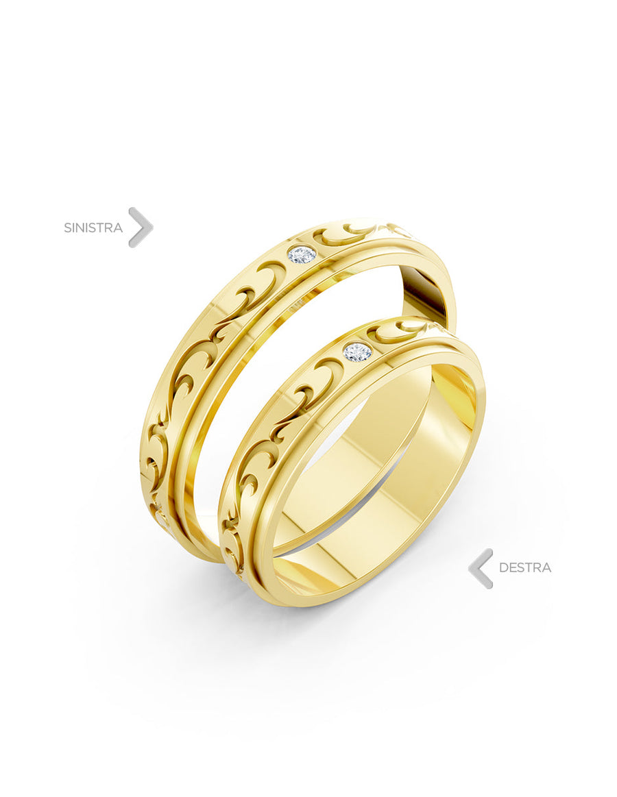 Argolla de matrimonio - unión perfecta - UNITI148