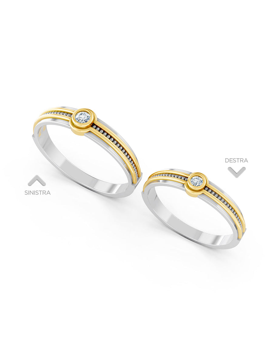 Argolla de matrimonio - unión perfecta - UNITI15