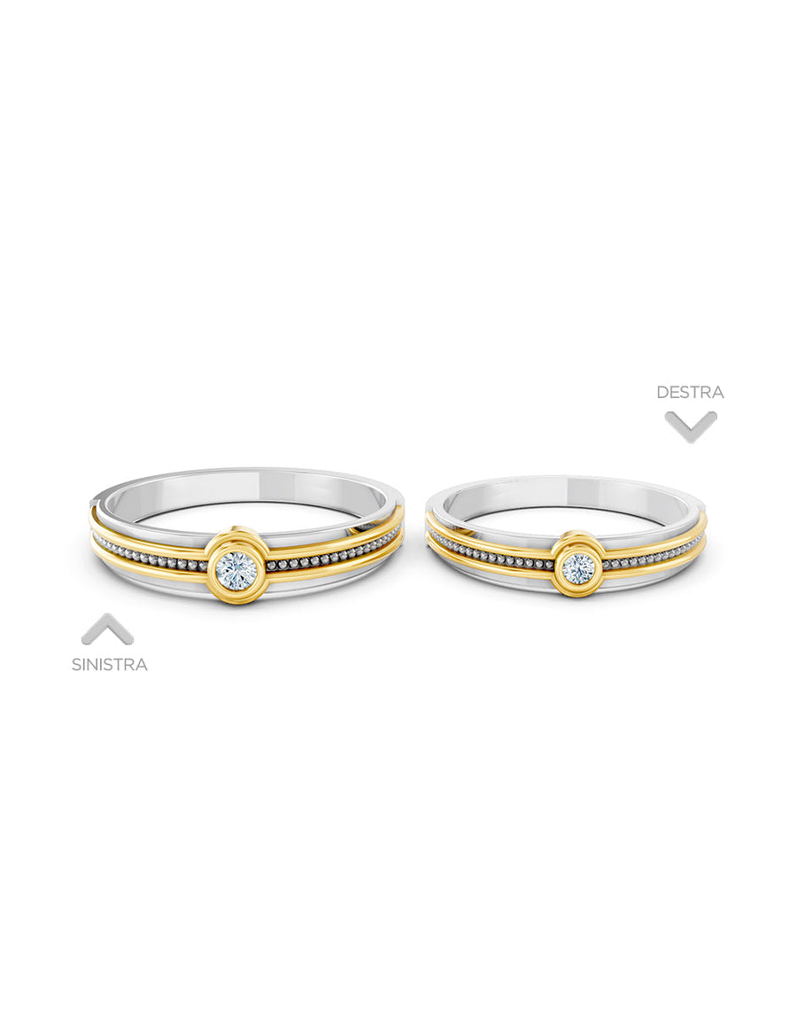 Argolla de matrimonio - unión perfecta - UNITI15