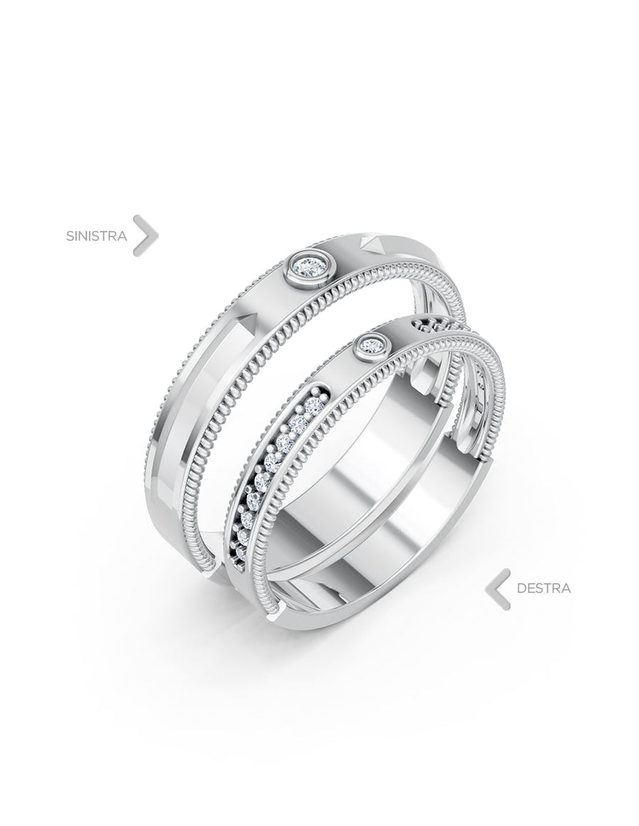 Argolla de matrimonio - unión perfecta - UNITI154