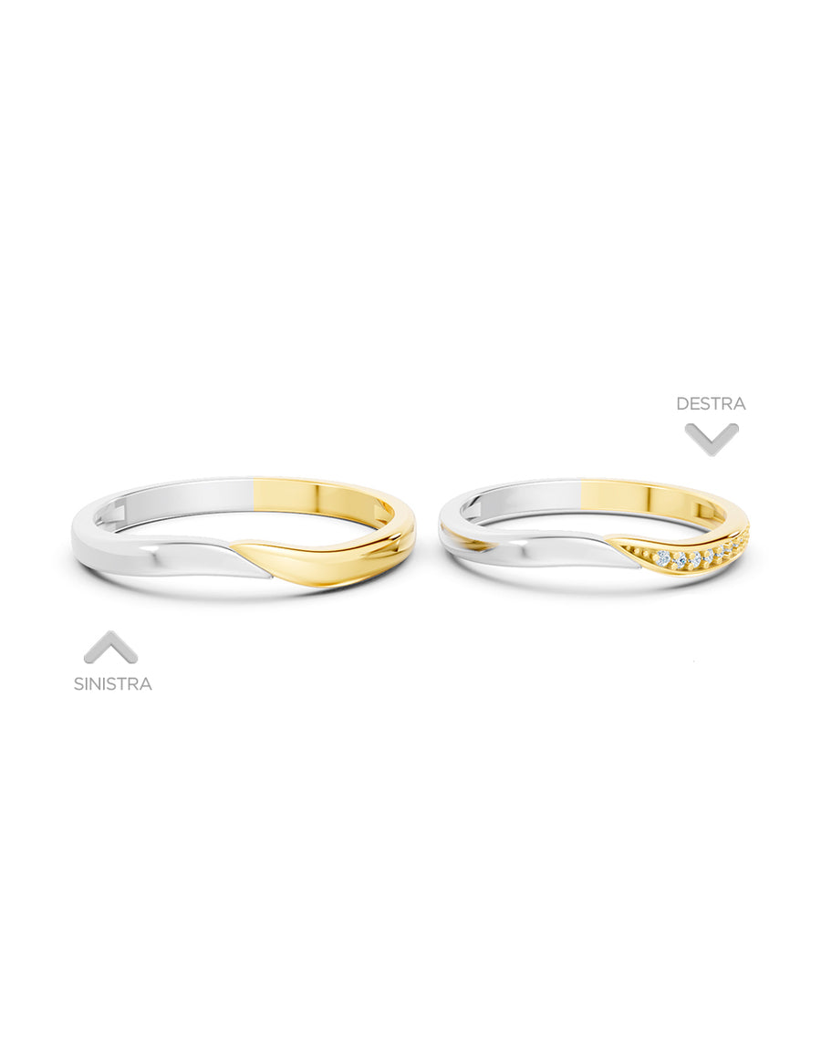 Argolla de matrimonio - unión perfecta - UNITI155