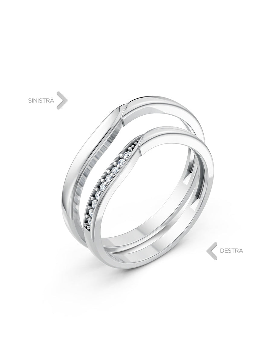 Argolla de matrimonio - unión perfecta - UNITI155