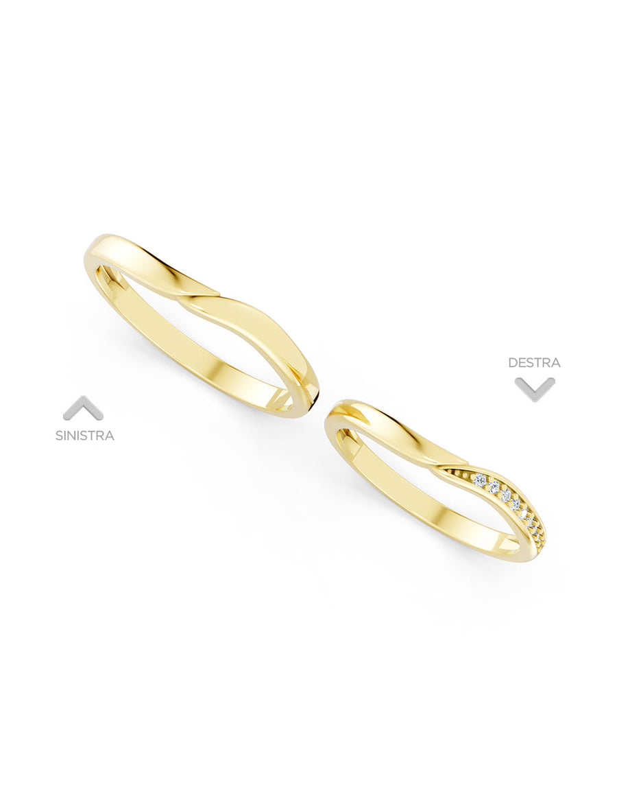 Argolla de matrimonio - unión perfecta - UNITI155