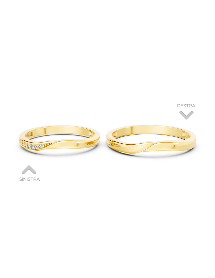 Argolla de matrimonio - unión perfecta - UNITI155