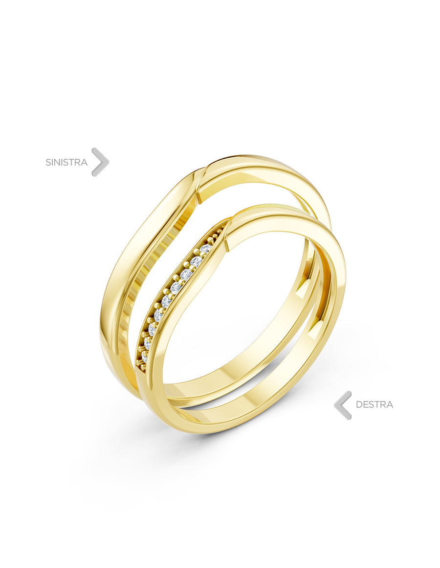 Argolla de matrimonio - unión perfecta - UNITI155