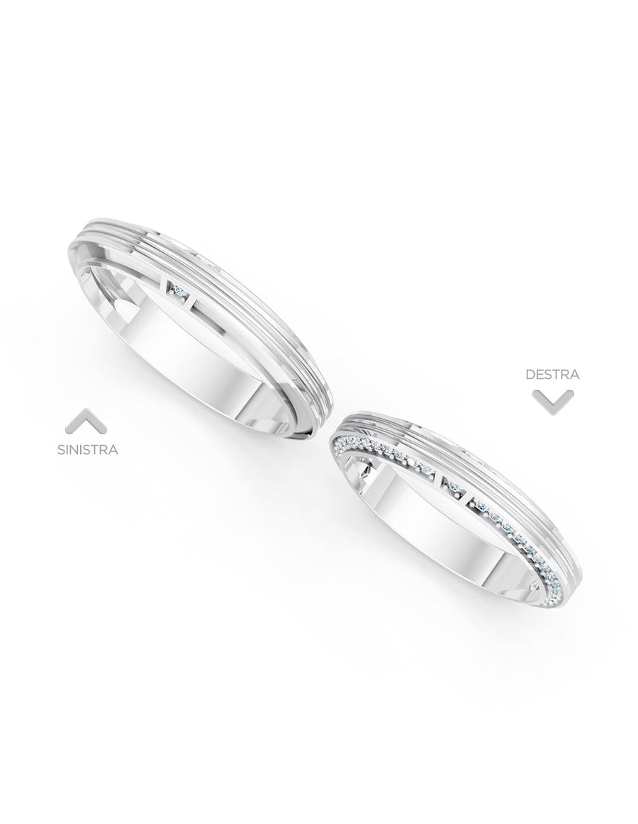 Argolla de matrimonio - unión perfecta - UNITI156