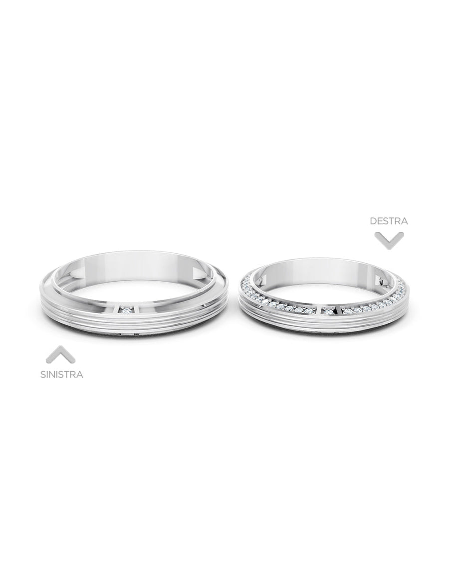 Argolla de matrimonio - unión perfecta - UNITI156