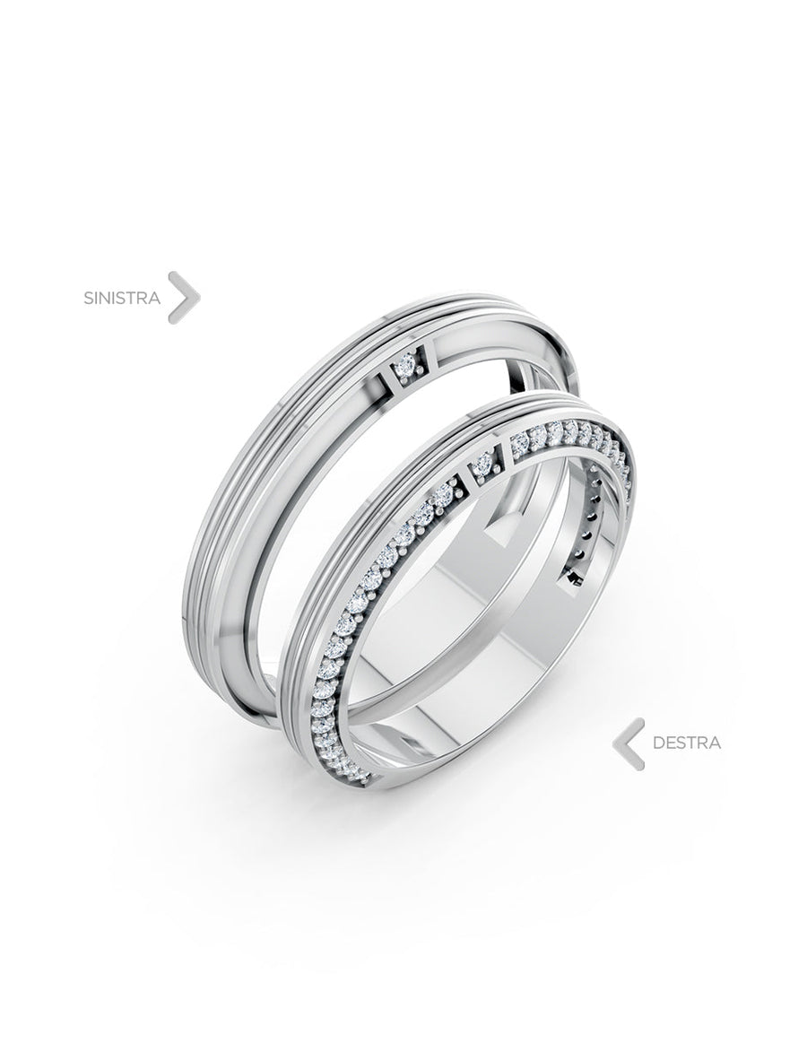 Argolla de matrimonio - unión perfecta - UNITI156
