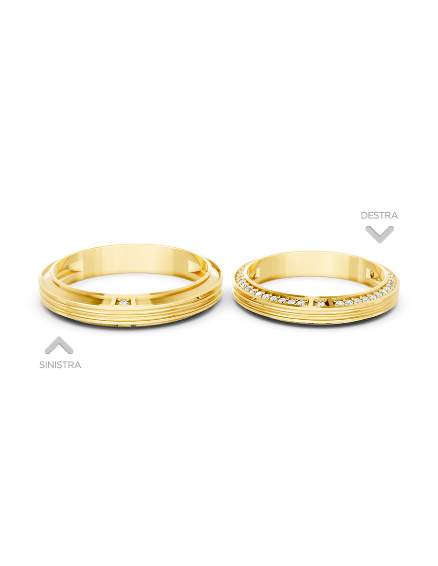 Argolla de matrimonio - unión perfecta - UNITI156