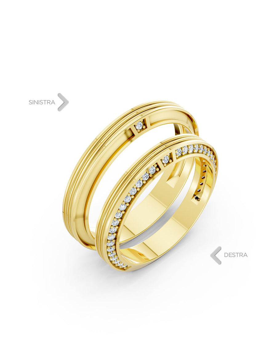 Argolla de matrimonio - unión perfecta - UNITI156
