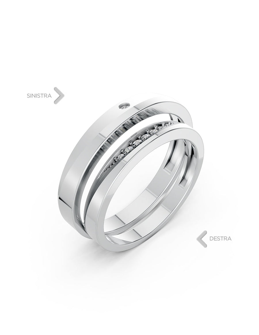 Argolla de matrimonio - unión perfecta - UNITI157