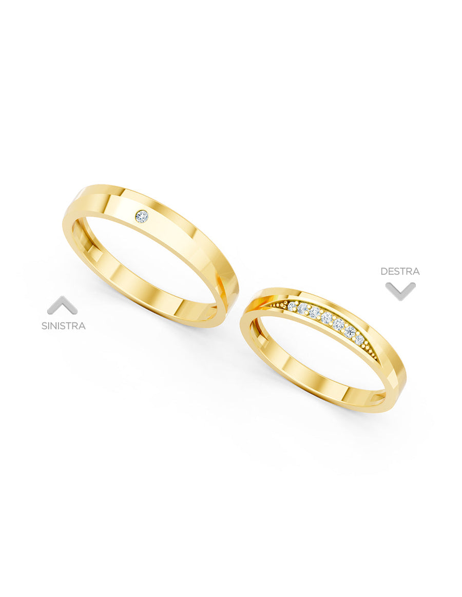 Argolla de matrimonio - unión perfecta - UNITI157