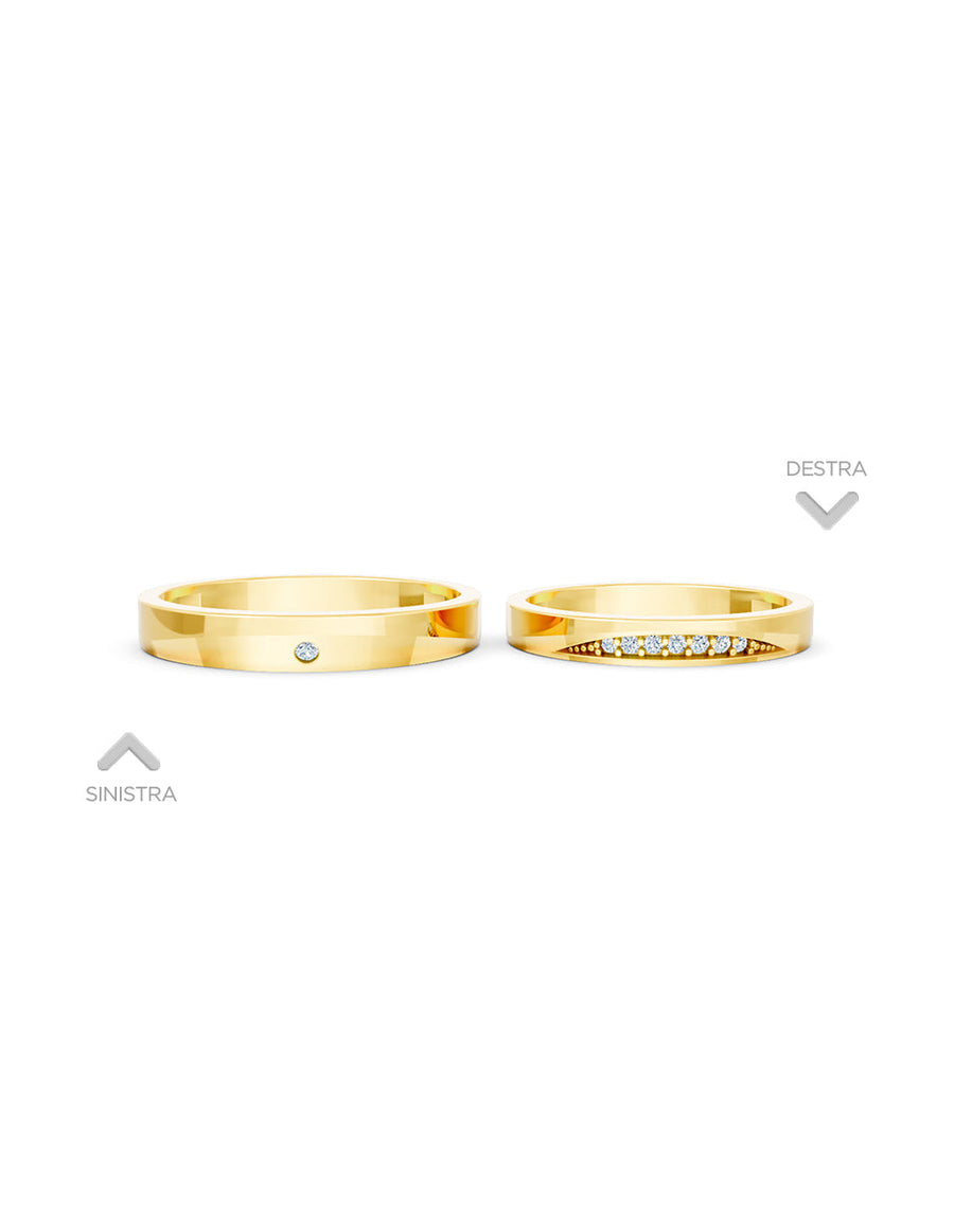 Argolla de matrimonio - unión perfecta - UNITI157