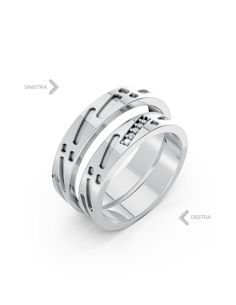 Argolla de matrimonio - unión perfecta - UNITI158