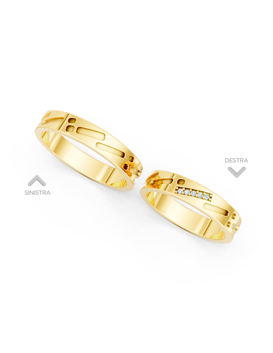 Argolla de matrimonio - unión perfecta - UNITI158