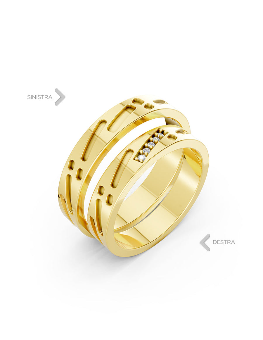 Argolla de matrimonio - unión perfecta - UNITI158