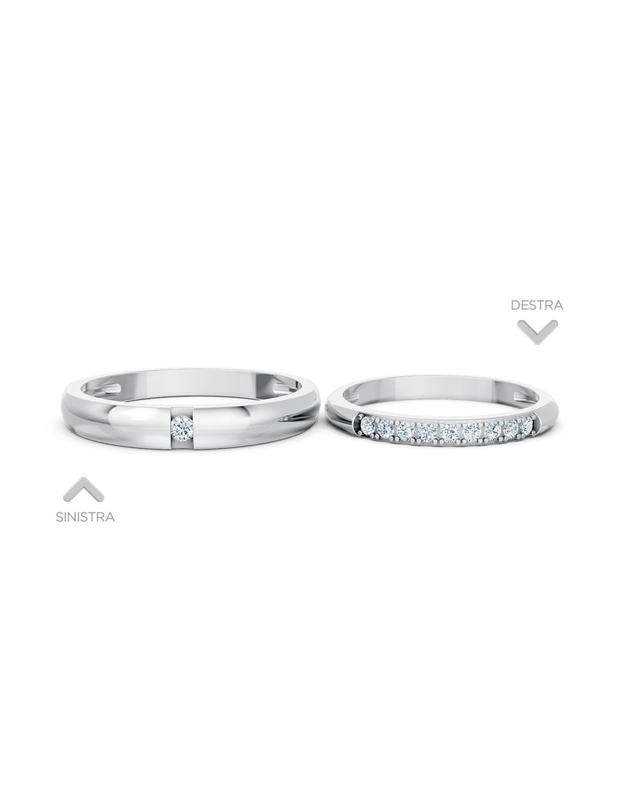 Argolla de matrimonio - unión perfecta - UNITI159