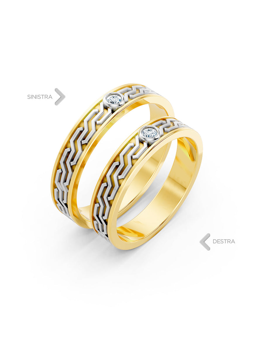 Argolla de matrimonio - unión perfecta - UNITI16