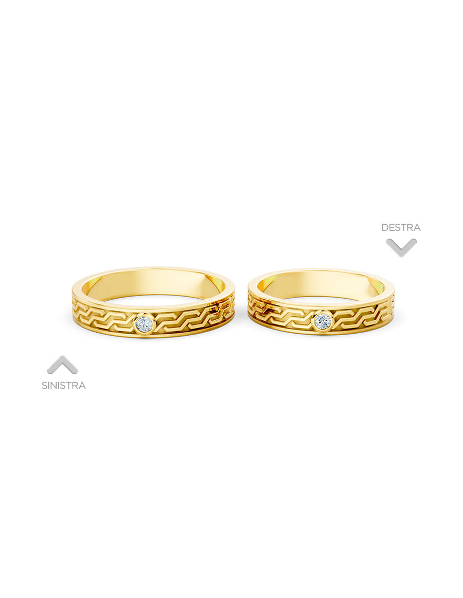 Argolla de matrimonio - unión perfecta - UNITI16