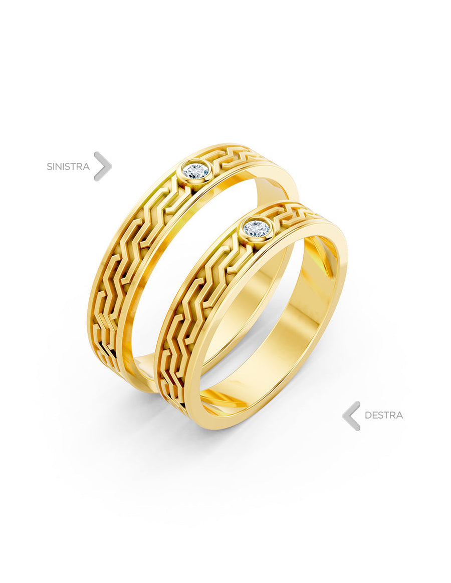 Argolla de matrimonio - unión perfecta - UNITI16