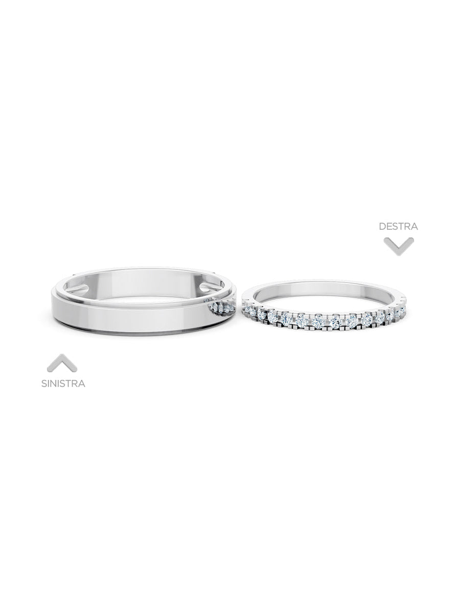 Argolla de matrimonio - unión perfecta - UNITI160