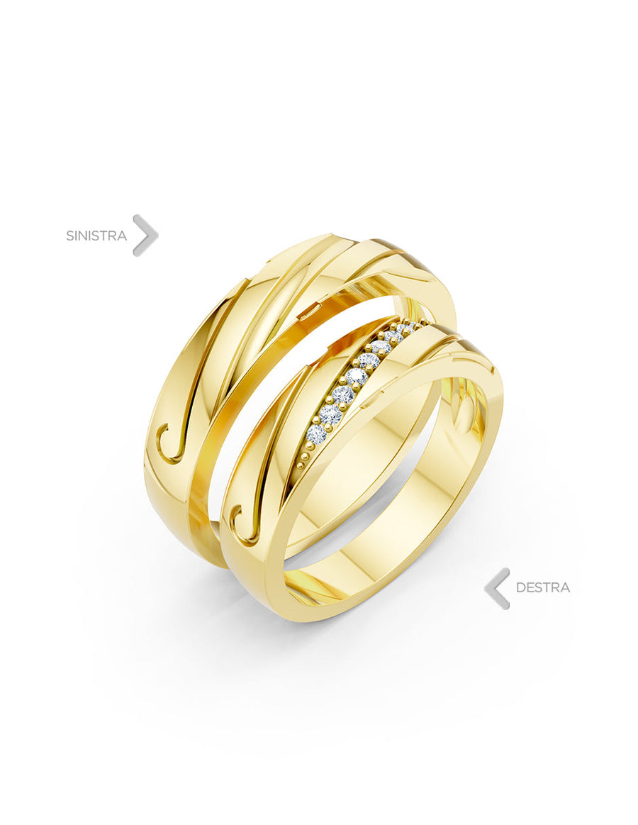 Argolla de matrimonio - unión perfecta - UNITI161