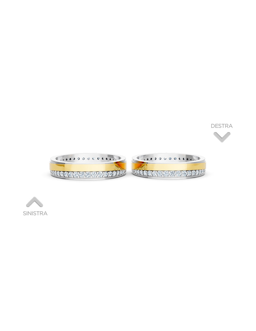 Argolla de matrimonio - unión perfecta - UNITI162