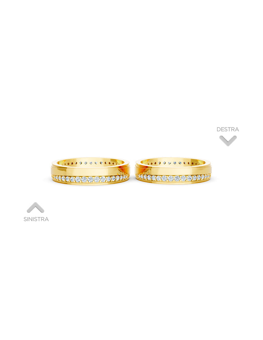Argolla de matrimonio - unión perfecta - UNITI162