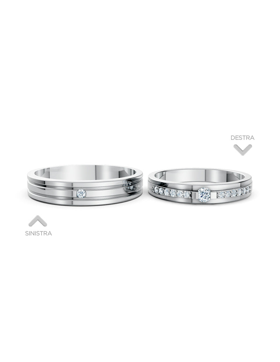 Argolla de matrimonio - unión perfecta - UNITI164