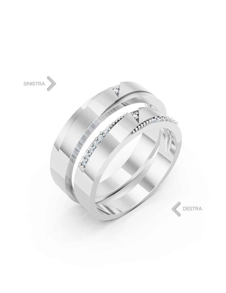 Argolla de matrimonio - unión perfecta - UNITI165