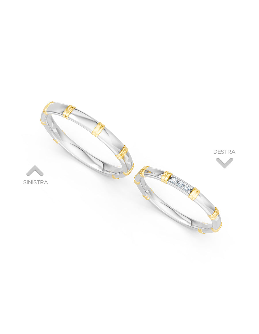 Argolla de matrimonio - unión perfecta - UNITI166