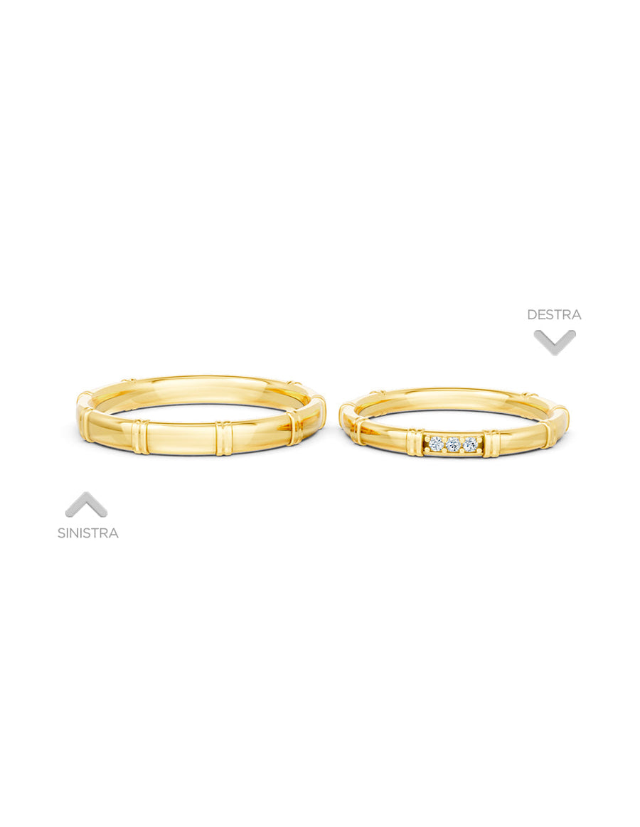 Argolla de matrimonio - unión perfecta - UNITI166