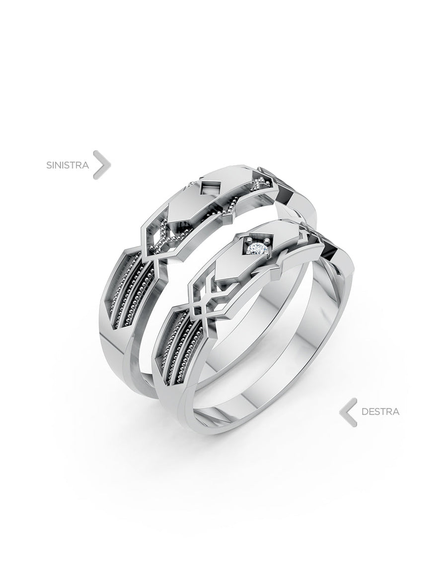 Argolla de matrimonio - unión perfecta - UNITI167