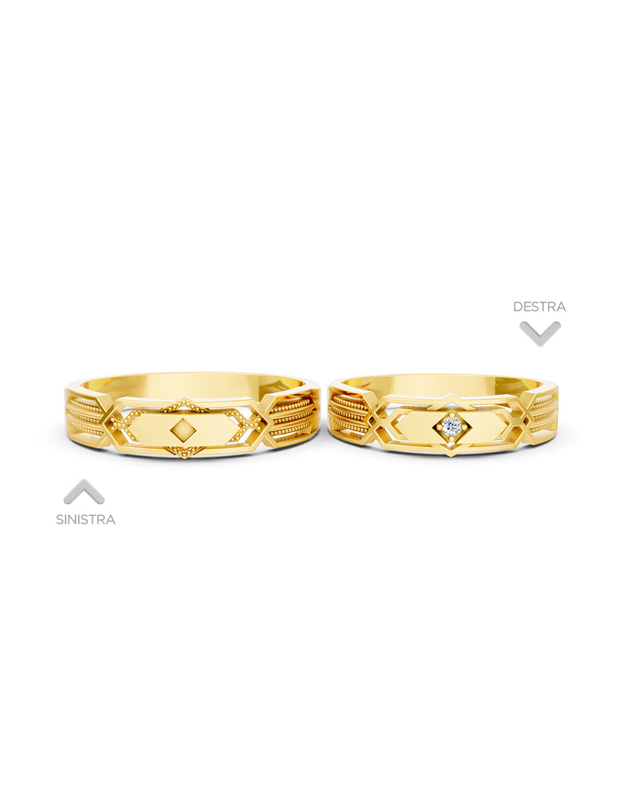 Argolla de matrimonio - unión perfecta - UNITI167