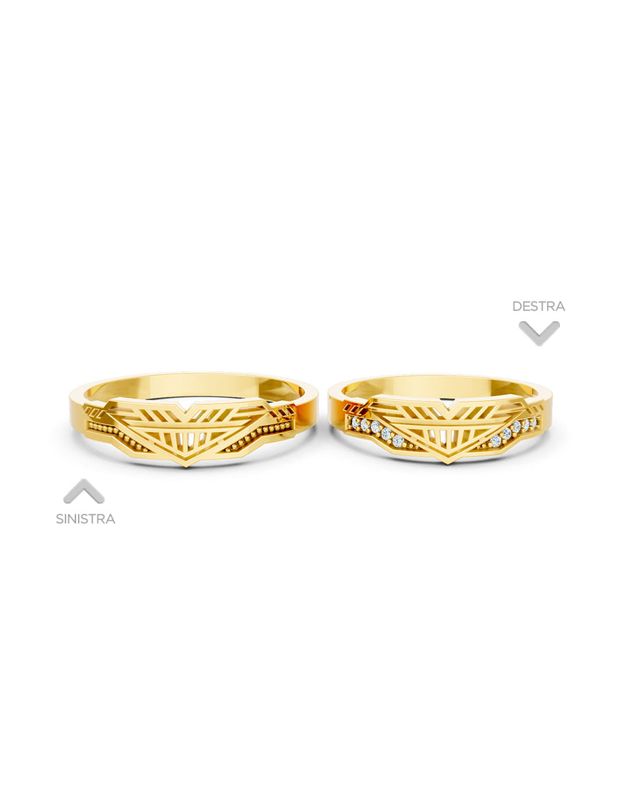 Argolla de matrimonio - unión perfecta - UNITI168