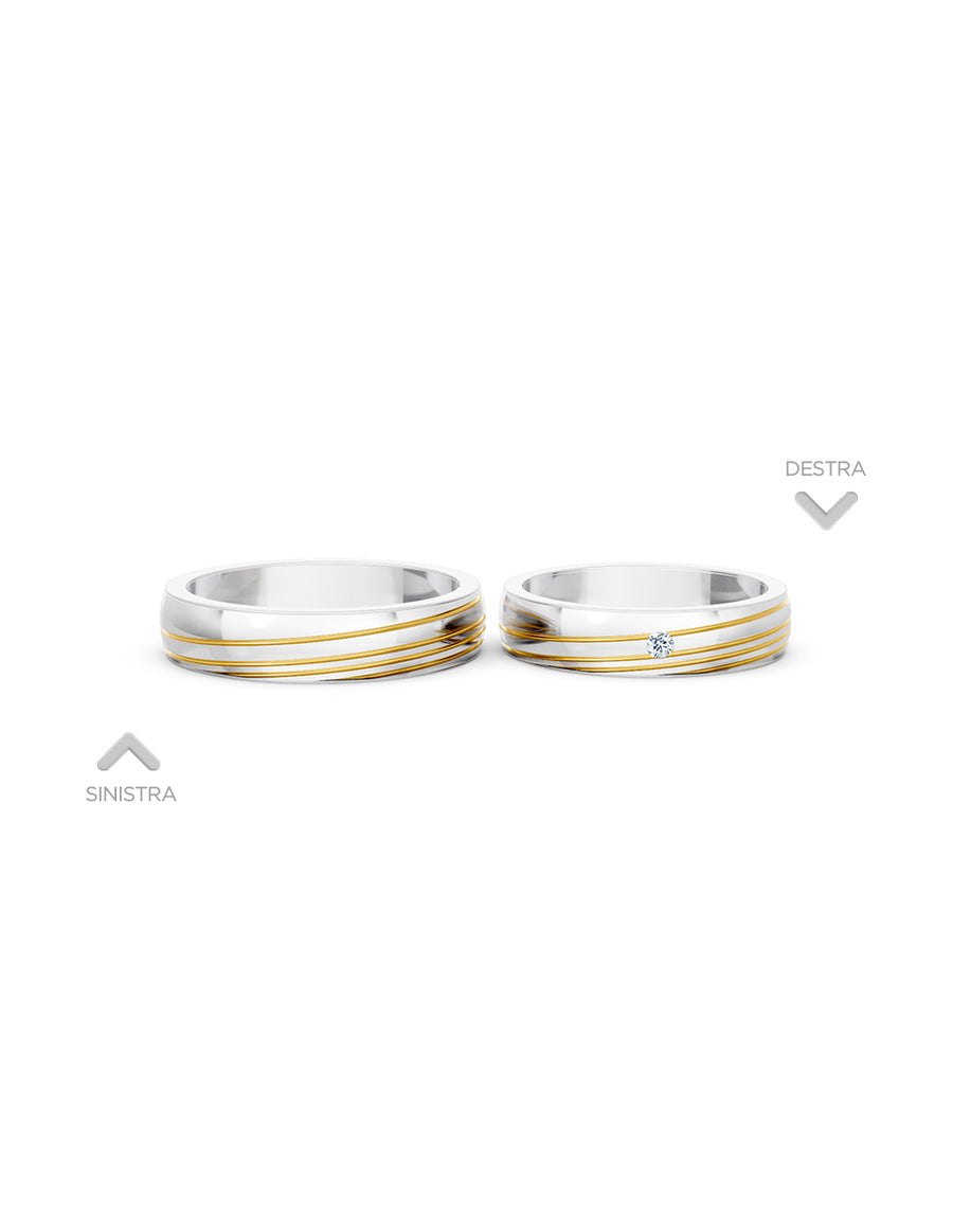 Argolla de matrimonio - unión perfecta - UNITI169