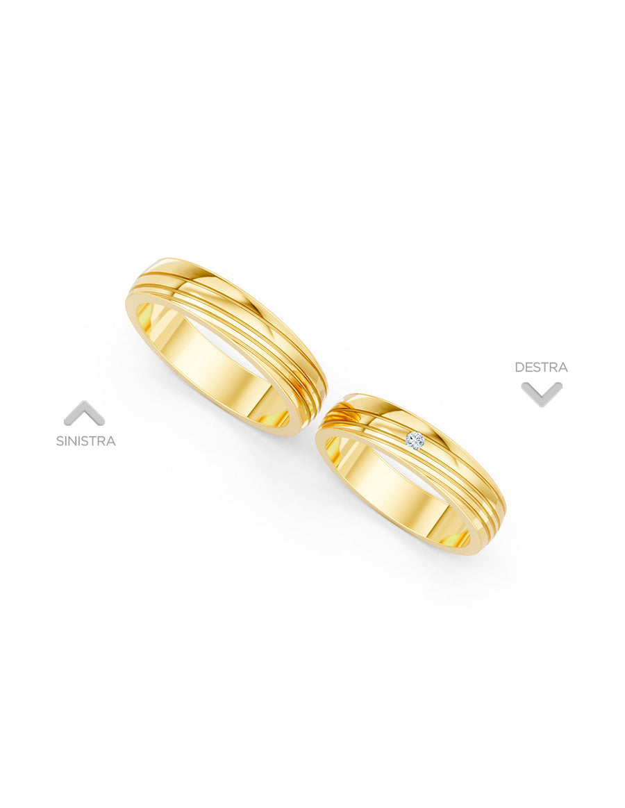 Argolla de matrimonio - unión perfecta - UNITI169
