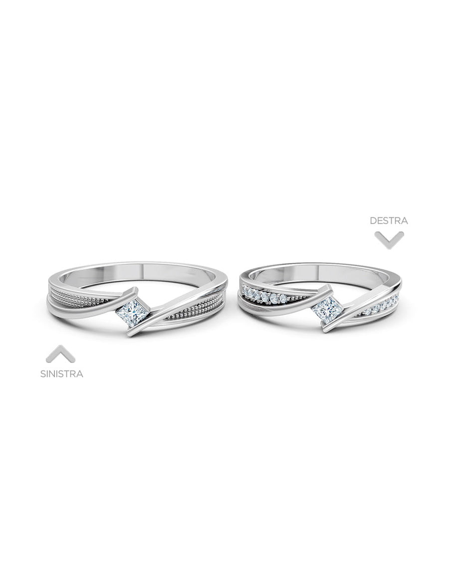 Argolla de matrimonio - unión perfecta - UNITI17