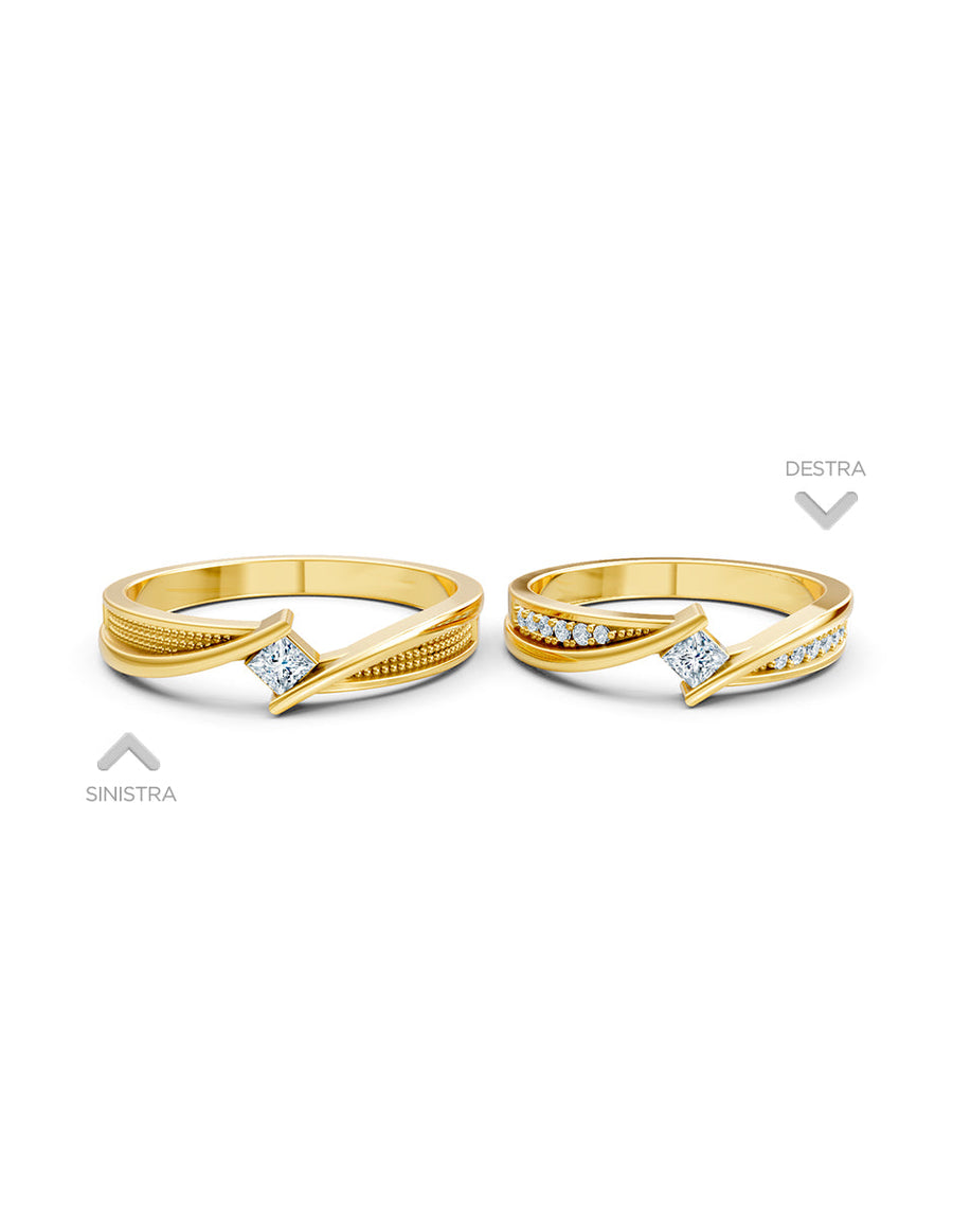 Argolla de matrimonio - unión perfecta - UNITI17