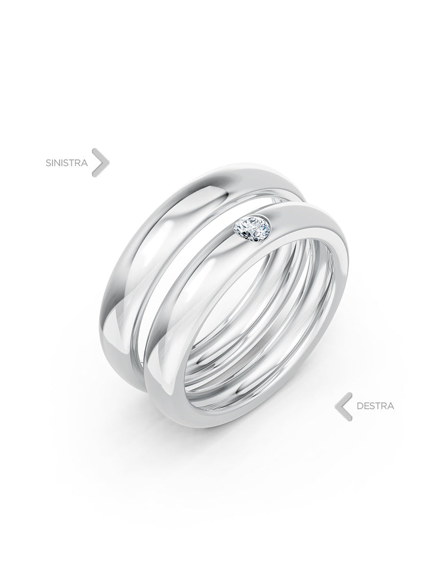 Argolla de matrimonio - unión perfecta - UNITI170