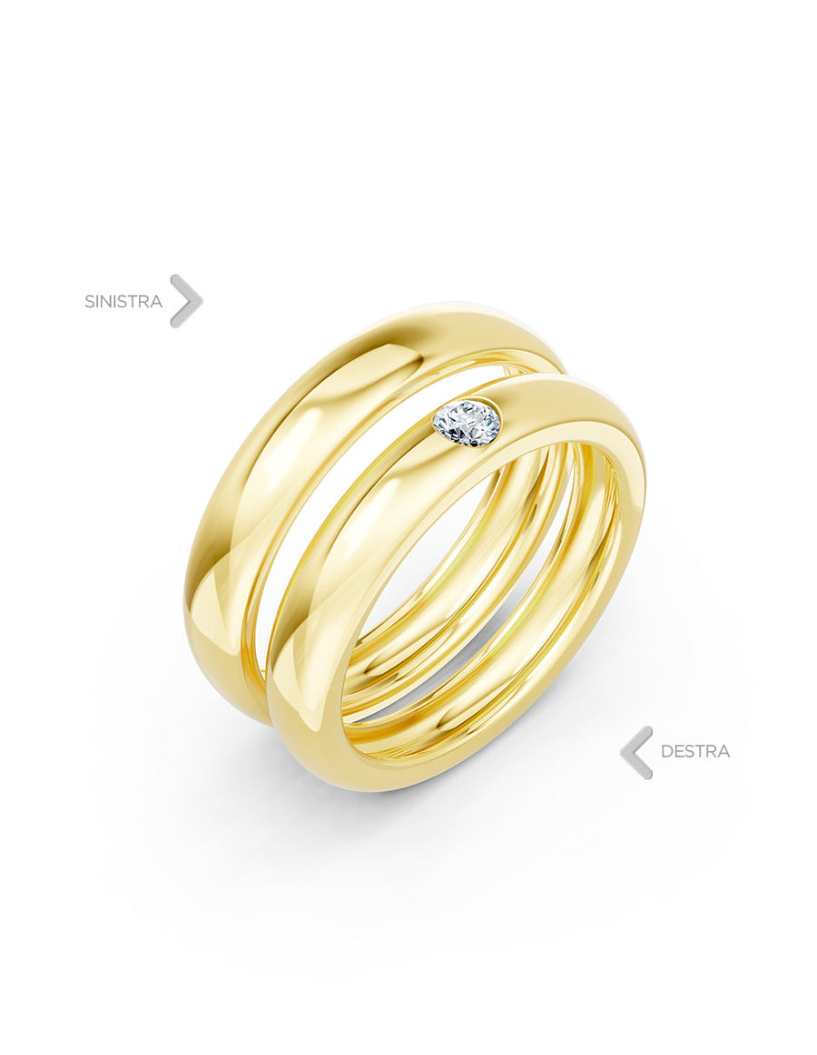 Argolla de matrimonio - unión perfecta - UNITI170