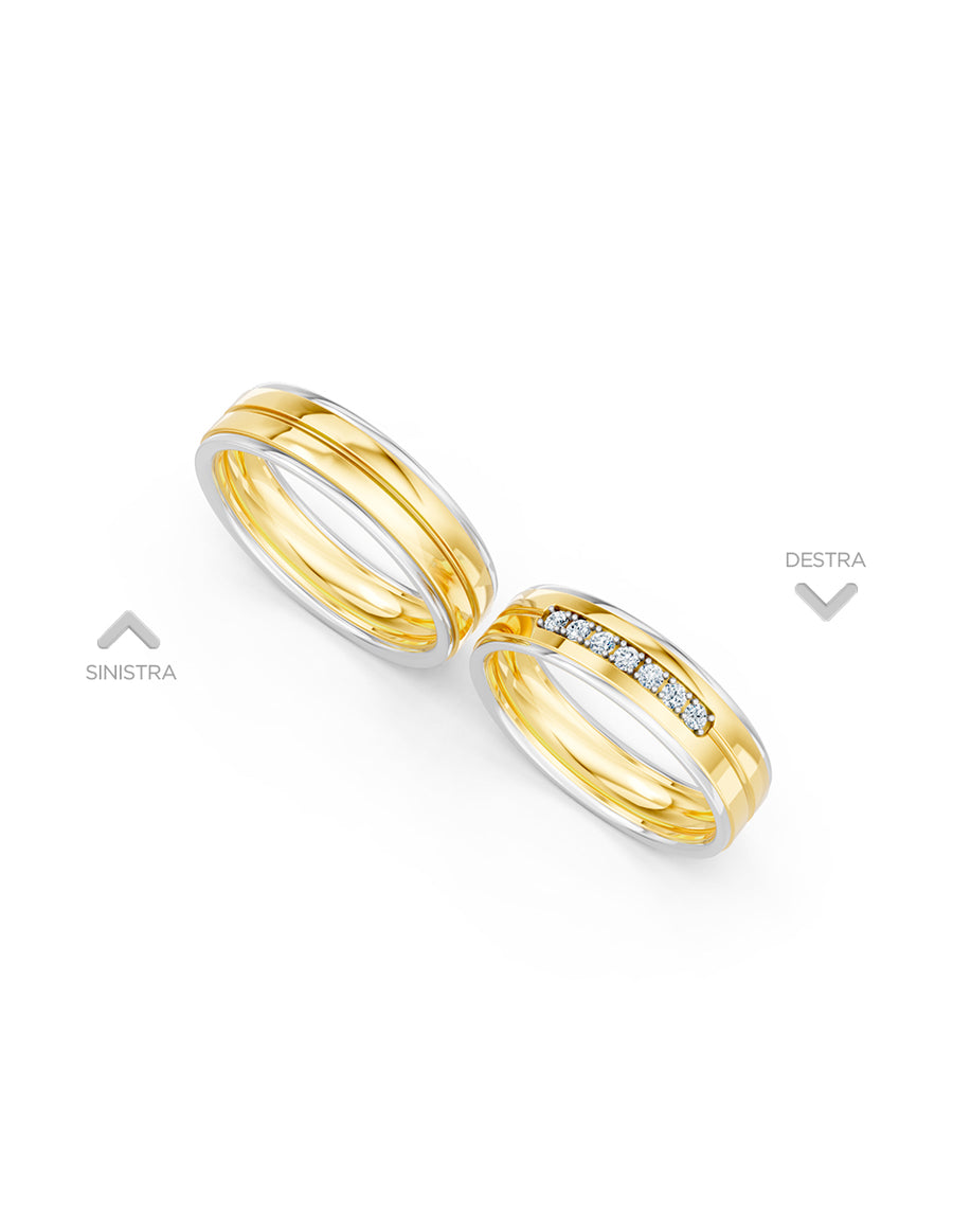 Argolla de matrimonio - unión perfecta - UNITI171