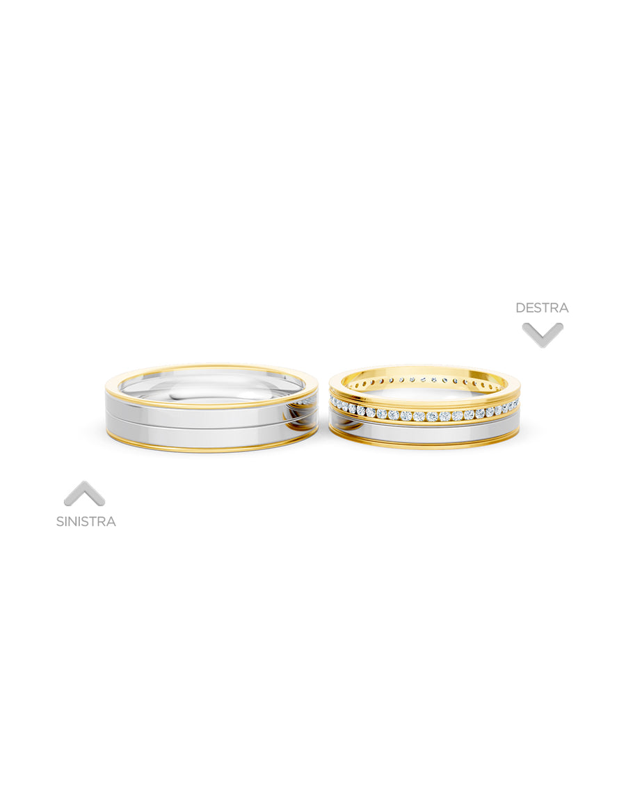 Argolla de matrimonio - unión perfecta - UNITI172