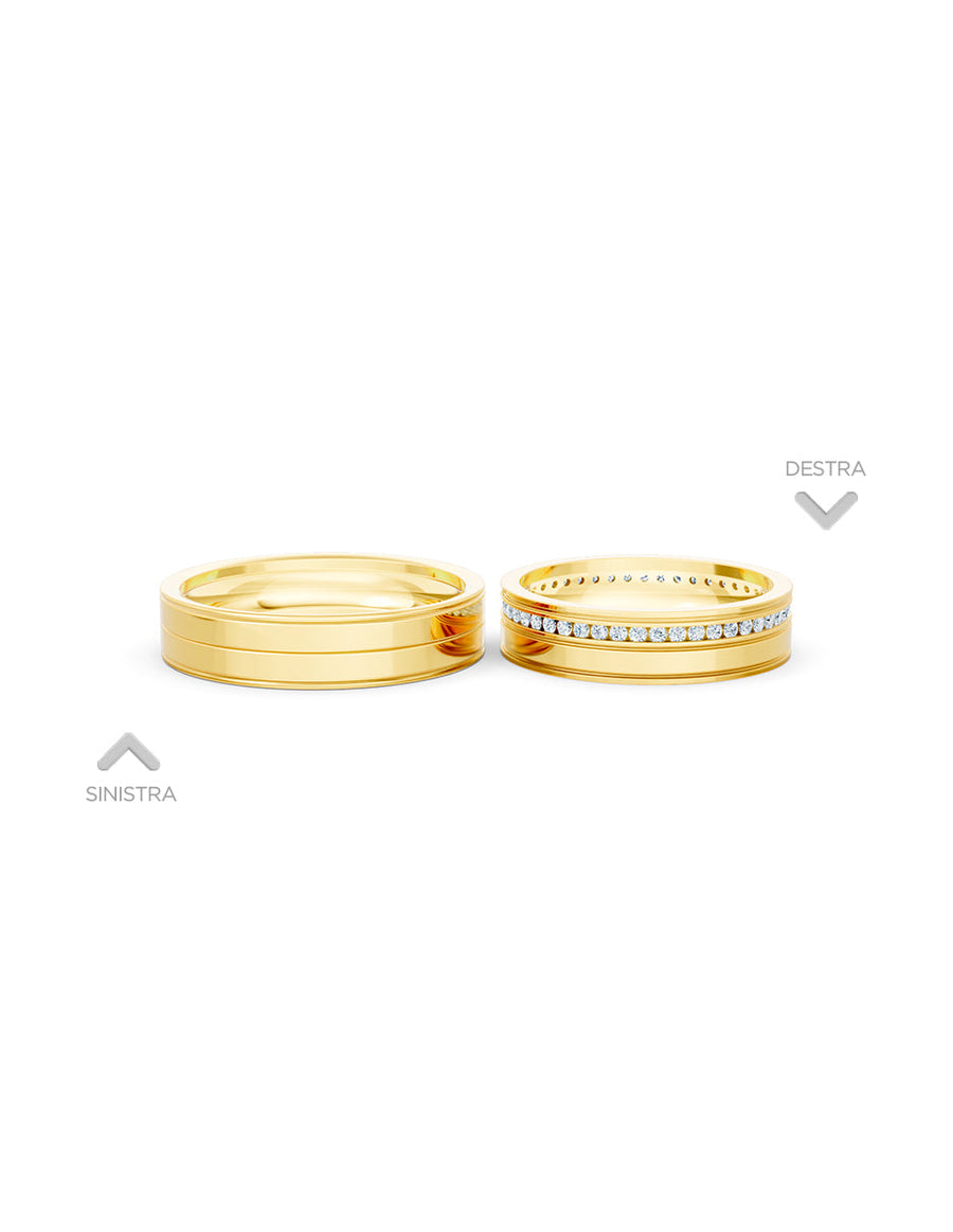 Argolla de matrimonio - unión perfecta - UNITI172