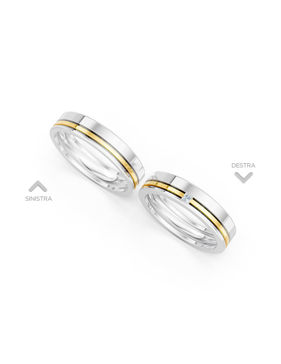 Argolla de matrimonio - unión perfecta - UNITI173