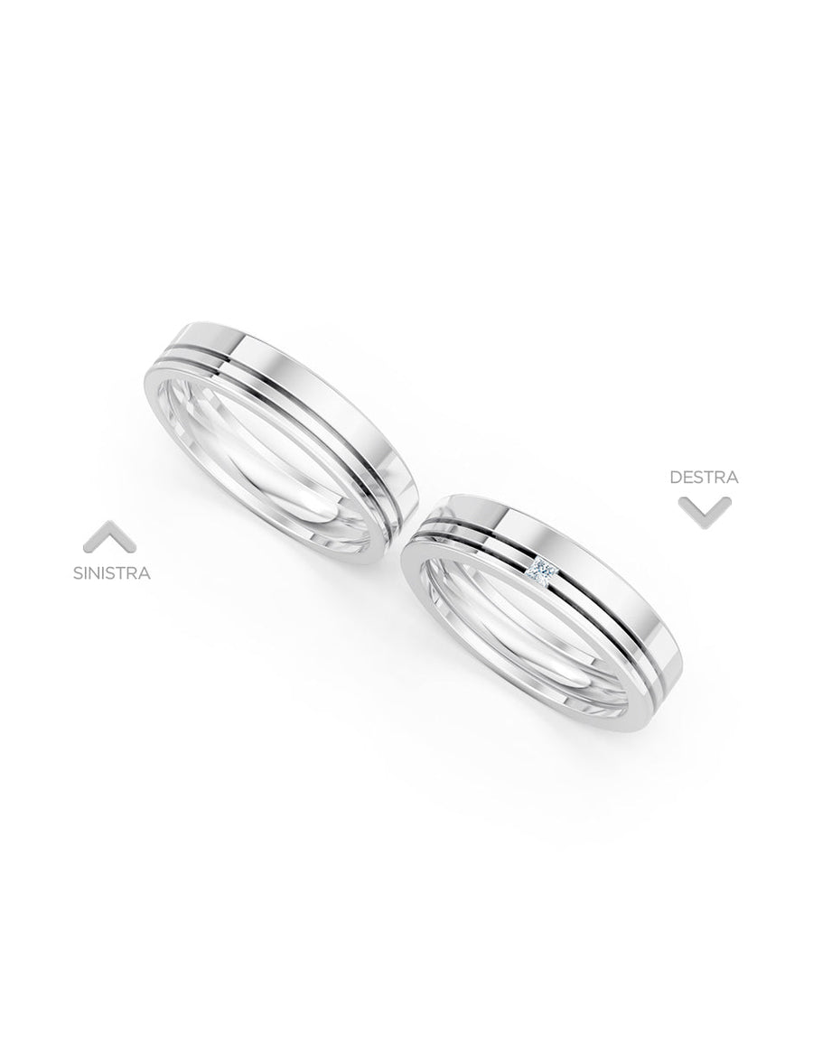 Argolla de matrimonio - unión perfecta - UNITI173
