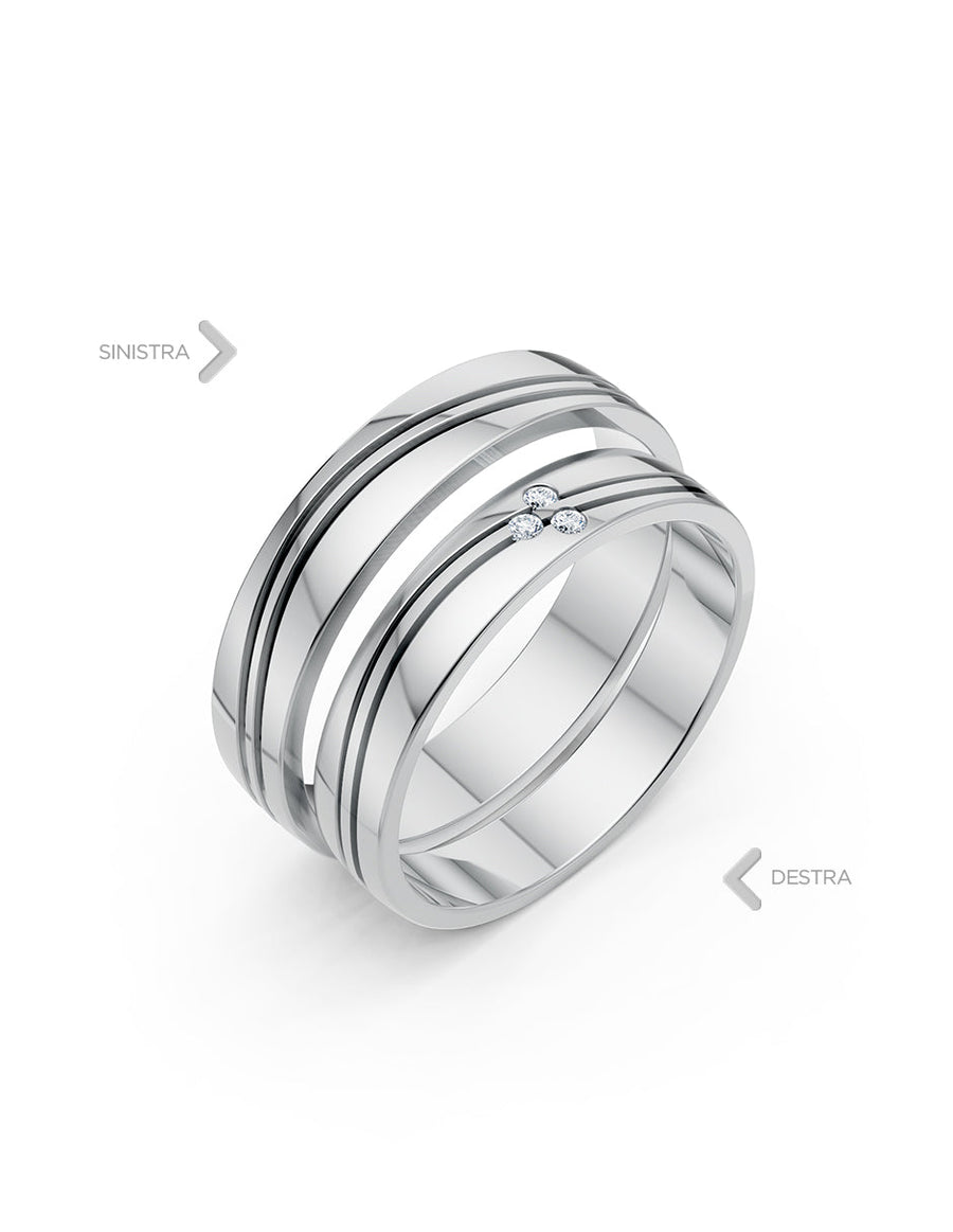 Argolla de matrimonio - unión perfecta - UNITI174
