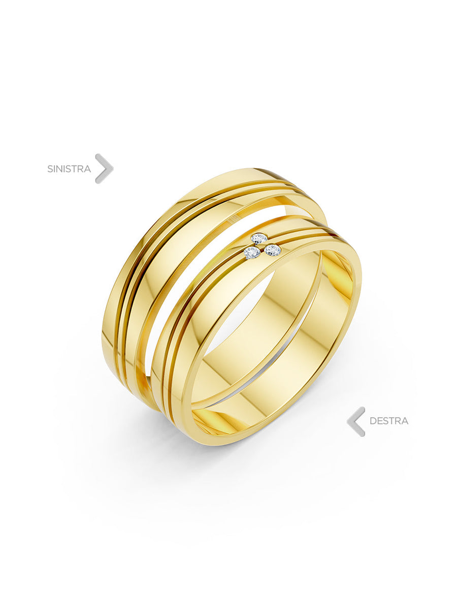Argolla de matrimonio - unión perfecta - UNITI174