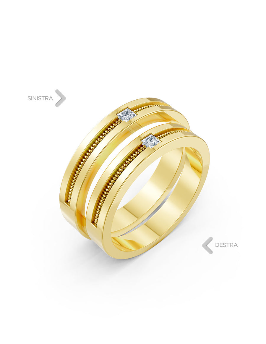 Argolla de matrimonio - unión perfecta - UNITI175